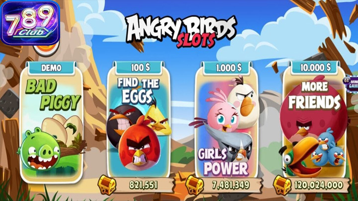 Angry Birds Slot 789Club có cách chơi đơn giản, dễ hiểu