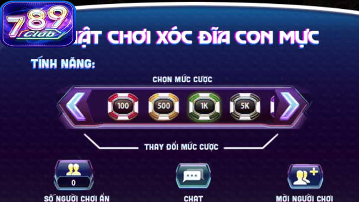 Xóc đĩa con mực 789Club được lấy cảm hứng từ trò chơi dân gian xóc đĩa truyền thống