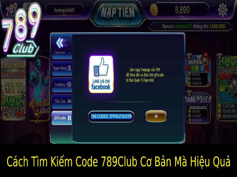 Cách Tìm Kiếm Code 789Club Cơ Bản Mà Hiệu Quả